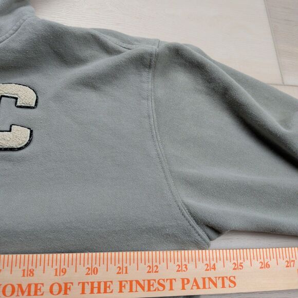 Cuts Clothing Anniversary Hoodie Mens L Gray Classic C Logo Patch - Picture 7 of 12